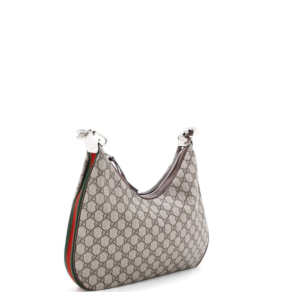 Gucci Attache Shoulder Bag Gg Coated #204704G21B - Picture 2 of 7